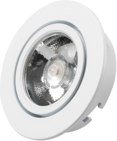 Светодиодный светильник мебельный LTM-R65WH 5W Warm White 10deg (Arlight, IP40 Металл, 3 года) 020768