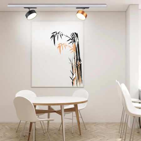 картинка Однофазный трековый светильник 220V светодиодный Prometa 358756 от магазина BTSvet