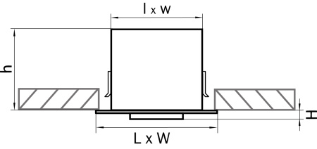 картинка Встраиваемый светильник CARDANO 214130 от магазина BTSvet