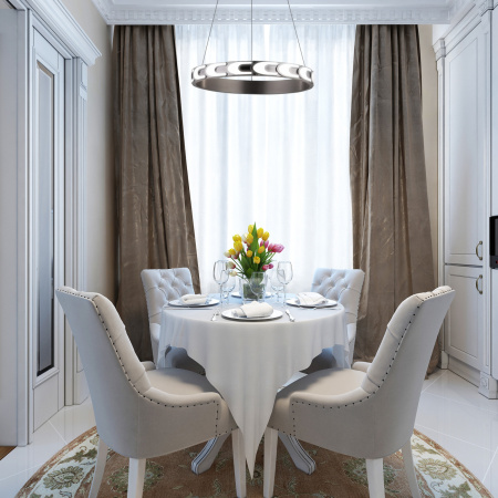 картинка Подвесной светильник светодиодный с пультом, ночным режимом, регулировкой цветовой температуры и яркости Chain 90163/1 от магазина BTSvet