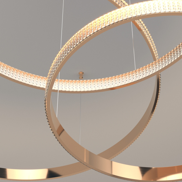 картинка Подвесная люстра светодиодная с пультом и управлением смартфоном регулировкой яркости Smart Posh 90275/5 от магазина BTSvet