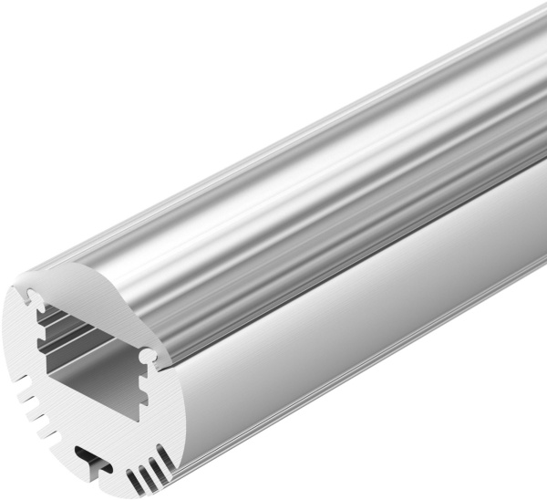 Профиль с экраном ALU-ROUND-2000 ANOD+LEN30 (Arlight, Алюминий) 015527