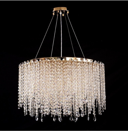 картинка Подвесная люстра хрустальная 10918/C gold new от магазина BTSvet