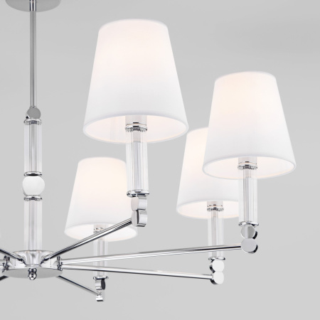 картинка Потолочная люстра на штанге Eurosvet Conso 60145/8 хром от магазина BTSvet