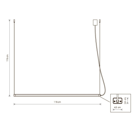 картинка Подвесной светильник светодиодный H Led 8910 от магазина BTSvet