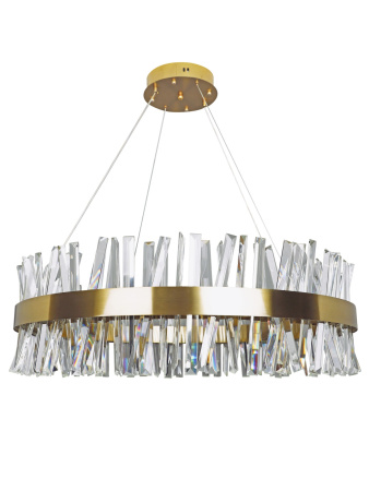 картинка Подвесная люстра хрустальная светодиодная с пультом и управлением смартфоном регулировка цветовой температуры и яркости ночной режим и таймер INNOVATION STYLE 83049 от магазина BTSvet