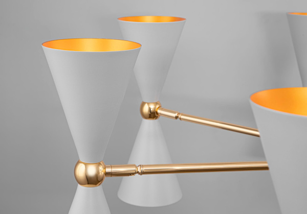 картинка Потолочная люстра Vesper MOD108PL-14WG от магазина BTSvet