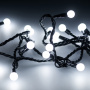 картинка Светодиодная гирлянда ARD-BALL-CLASSIC-D13-10000-BLACK-100LED WHITE (230V, 7W) (Ardecoled, IP65) 025571 от магазина BTSvet