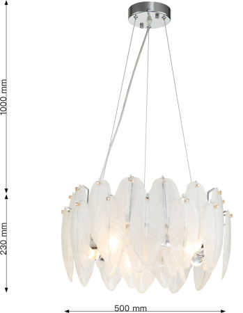 картинка Подвесная люстра Beluta 3018-5P от магазина BTSvet