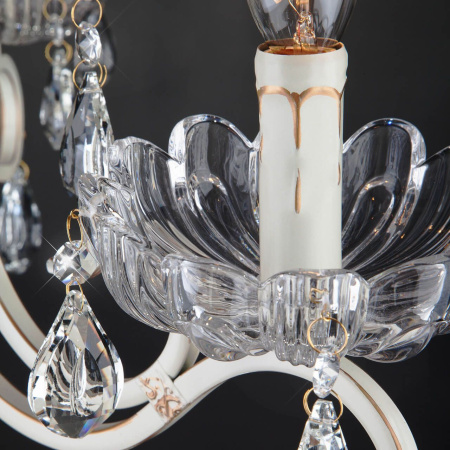 картинка Торшер в форме подсвечника 12205/3F белый Strotskis от магазина BTSvet