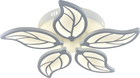 Подвесная люстра светодиодная с пультом регулировкой цветовой температуры и яркости ночным режимом 10214/5LED