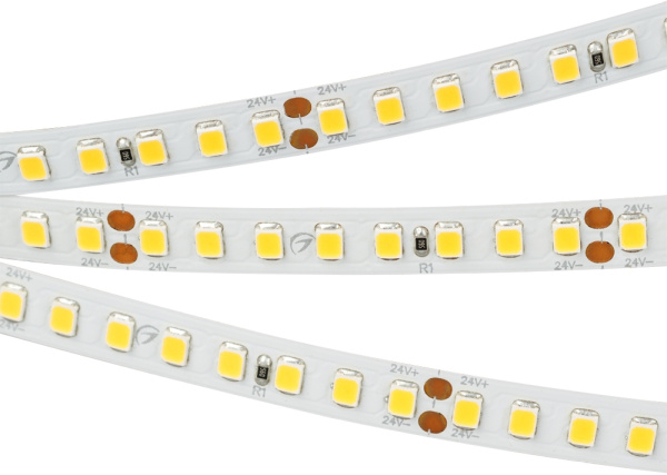 Светодиодная лента RT 2-5000-50m 24V Day4000 2x (2835, 160 LED/m, LUX) (Arlight, 12 Вт/м, IP20) 024552