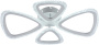 картинка Люстра потолочная Kayla 6096-104 светодиодная с пультом 80 Вт LED 2750-5850К от магазина BTSvet