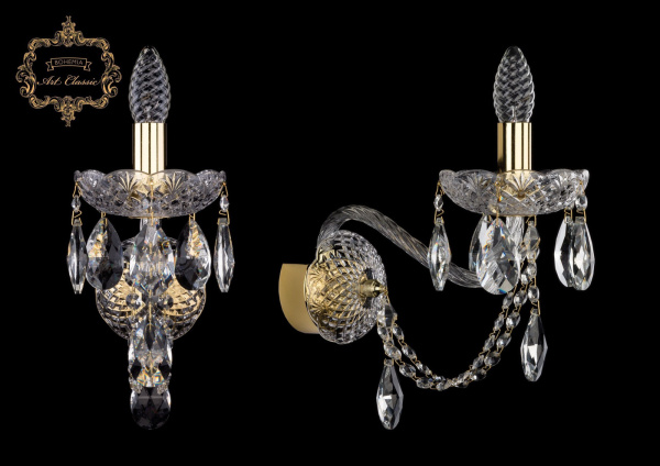 Хрустальное бра 10.21.1.200.XL.Gd.Sp