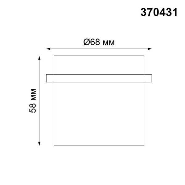 картинка Встраиваемый светильник Butt 370431 от магазина BTSvet