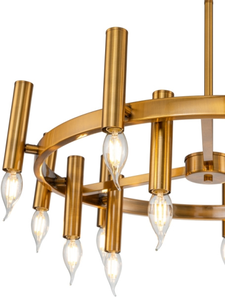 картинка Потолочная люстра на штанге Leonardo 2156/05/15P от магазина BTSvet