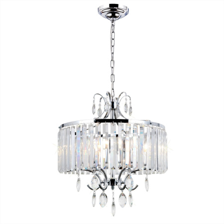 Люстра подвесная хрустальная Хром Инга CL335161
