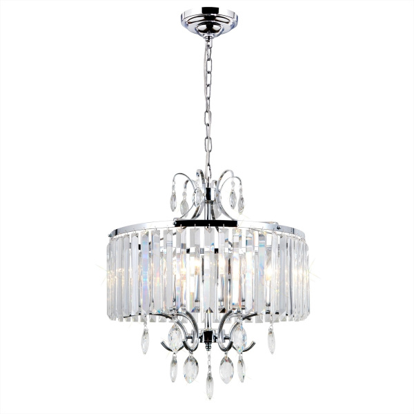 Люстра подвесная хрустальная Хром Инга CL335161