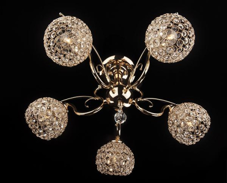 картинка Хрустальная люстра 7777/5 золото от магазина BTSvet