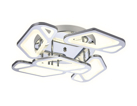 Потолочная люстра светодиодная с пультом регулировкой цветовой температуры и яркости ночным режимом Acrylica FA588