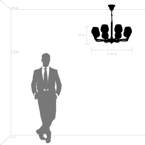 картинка Подвесная люстра Delta 706082 от магазина BTSvet