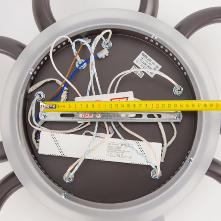 картинка Потолочная люстра светодиодная с управлением смарфоном и пультом регулировка яркости и цветовой температуры Паркер Смарт CL225A190E RGB от магазина BTSvet