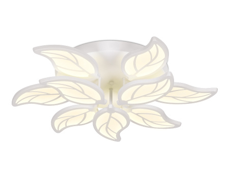 Потолочная люстра светодиодная с пультом регулировкой цветовой температуры и яркости с ночным режимом ACRYLICA FA460