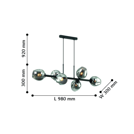 картинка Подвесной светильник Traube 2361-6P от магазина BTSvet