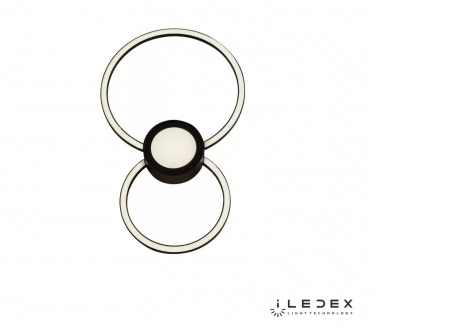 картинка Настенно-потолочный светильник светодиодный Galaxy X046324 24W 3000K BK от магазина BTSvet