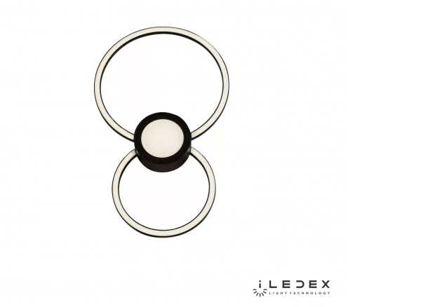 картинка Настенно-потолочный светильник светодиодный Galaxy X046324 24W 3000K BK от магазина BTSvet