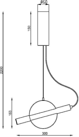 картинка Подвесной светильник Enigma MOD150PL-L5W3K от магазина BTSvet