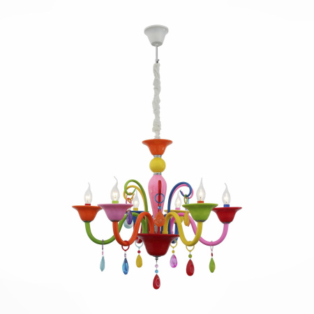 Разноцветная люстра для детской Delizia SL672.963.06