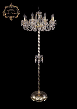 Хрустальный торшер 13.23.8.200.P.h-160.Gd.Dr