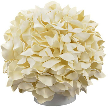 Интерьерная настольная лампа ULW-R07 T/3000K/150C/A Гортензия Белый/Сливочный десерт