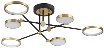 Потолочная люстра светодиодная Denzel 4320/60CL