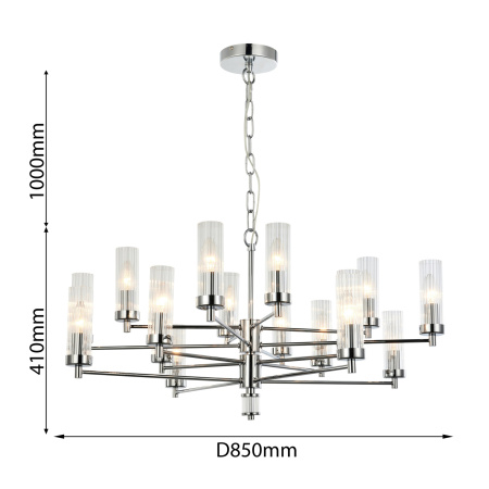 картинка Подвесная люстра Aesthetic 2672-16P от магазина BTSvet