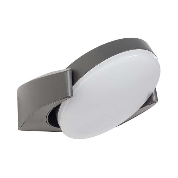 картинка Фасадный светильник светодиодный LGD-EYE-WALL-6W Warm3000 (GR, 117 deg, 230V) (Arlight, IP54 Металл, 3 года) 029979 от магазина BTSvet