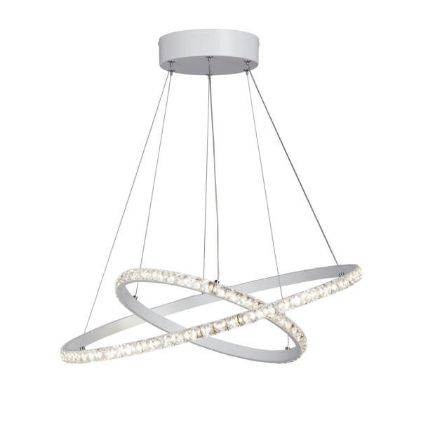 Подвесная люстра хрустальная светодиодная V4628-0/2S