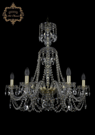 Хрустальная подвесная люстра 11.11.6.240.XL-74.Gd.Sp