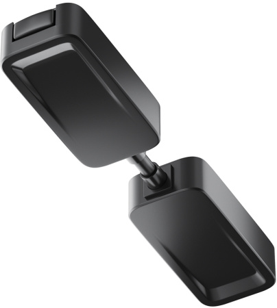 Коннектор питания прямой Radity встраиваемый черный Maytoni Magnetic track system Radity TRA084C-B-12