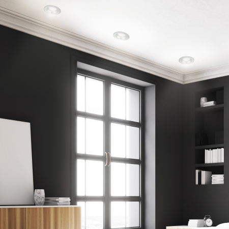 картинка Точечный светильник светодиодный диммируемый с пультом регулировкой цветовой температуры и яркости Gestion 358335 от магазина BTSvet