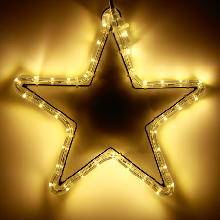 Световая фигура светодиодная ARD-STAR-M1-295x275-36LED Warm (230V, 2.5W) (Ardecoled, IP65) 025312