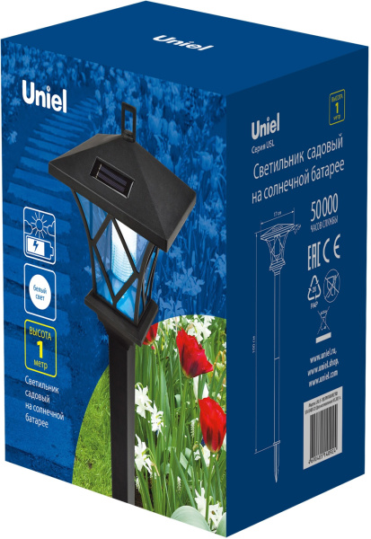 картинка Грунтовый светильник светодиодный на солнечных батареях USL-S-185/PM1000 RETRO IP44 от магазина BTSvet