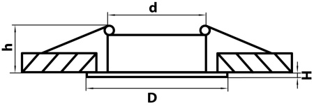 картинка Встраиваемый светильник LEVIGO l 010014 от магазина BTSvet