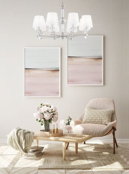 картинка Подвесная люстра Riverside MOD018PL-08CH от магазина BTSvet