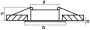 картинка Встраиваемый светильник LEVIGO l 010014 от магазина BTSvet