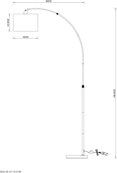 картинка Торшер Paolo A4060PN-1CC от магазина BTSvet