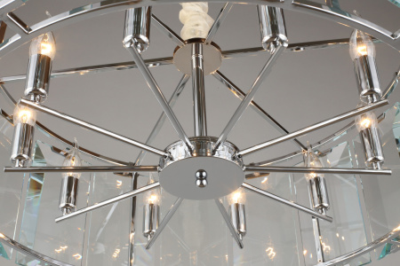 картинка Подвесная люстра хрустальная Noventa OML-81513-10 от магазина BTSvet