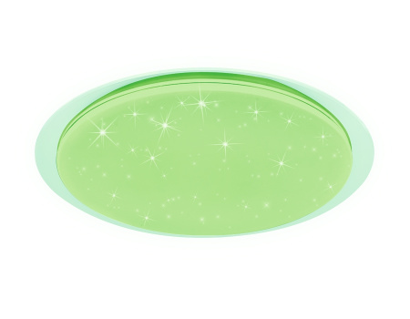 картинка Потолочный светильник светодиодный с пультом регулировкой яркости и цветовой температуры ночным режимом Orbital Dance FF470 RGB от магазина BTSvet