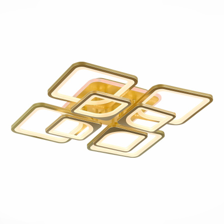 картинка Потолочная люстра светодиодная диммируемая с пультом регулировкой цветовой температуры и яркости Valiano SLE500422-08 от магазина BTSvet